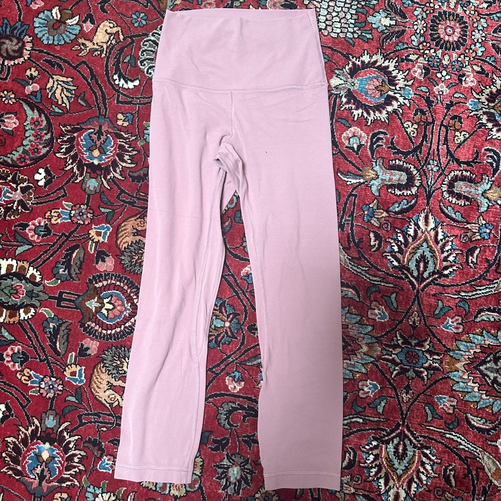size 2 dusty pink lulu lemon yoga pants!!